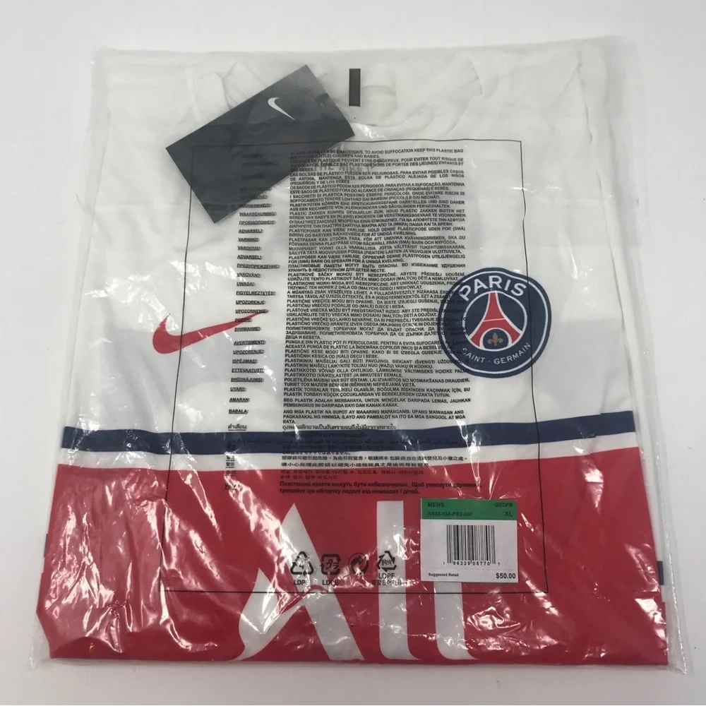 Nike Lionel Messi Paris Saint-Germain PSG #30 Fan Jersey T-Shirt XL Sealed
